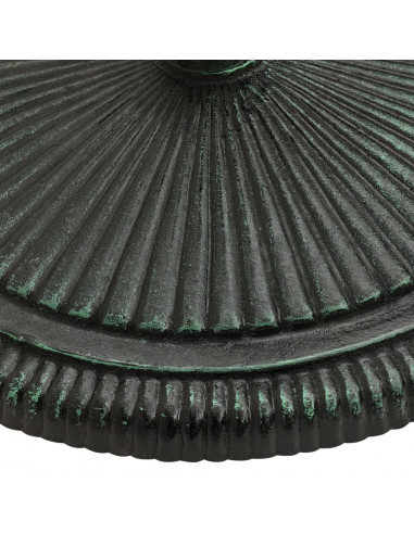 Base per Ombrellone Verde 45x45x30 cm in Ghisa