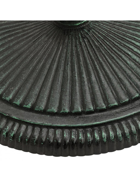 Base per Ombrellone Verde 45x45x30 cm in Ghisa