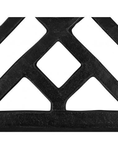 Base per Ombrellone Nera 44x44x31 cm in Ghisa