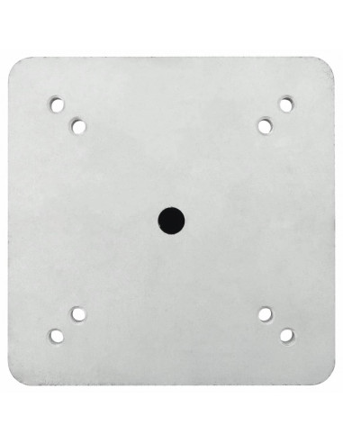 Base per Ombrellone Interrata Argento 16x16x39,5 cm Acciaio