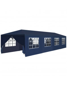 Gazebo da Giardino 3x12 m Blu 2