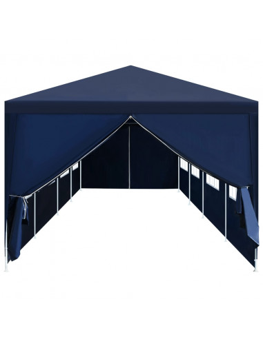 Gazebo da Giardino 3x12 m Blu