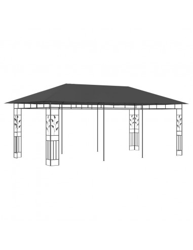 Gazebo con Zanzariera 6x3x2,73 m Antracite