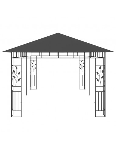 Gazebo con Zanzariera 6x3x2,73 m Antracite