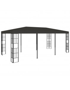 Gazebo 3x6 m Antracite 2