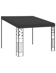 Gazebo a Parete 3x3x2,5 m Antracite 2