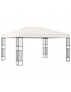 Gazebo 3x4 m Crema in Tessuto 2