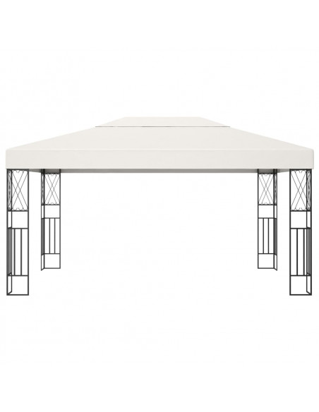 Gazebo 3x4 m Crema in Tessuto