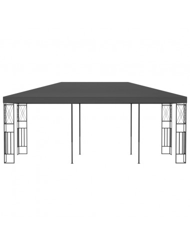 Gazebo 3x6 m Antracite in Tessuto