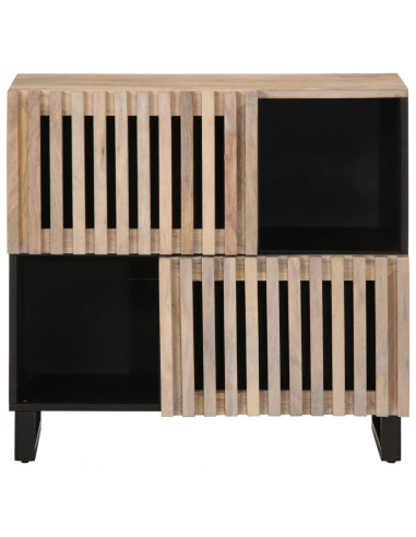 Credenza 80x34x75 cm in Legno Massello di Mango