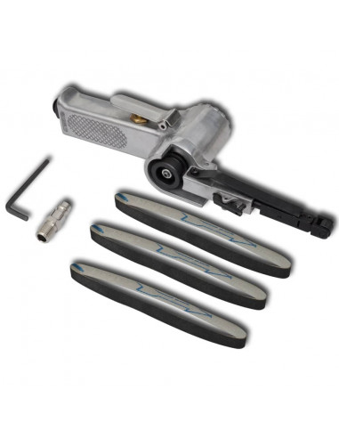 Airpress Smerigliatrice Pneumatica con Cinghie 3 pz