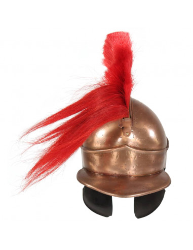 Elmo da Guerriero Greco Antico per LARP in Acciaio Rame