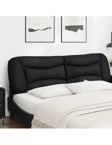 Cuscino Testiera Nero 180 cm in Similpelle