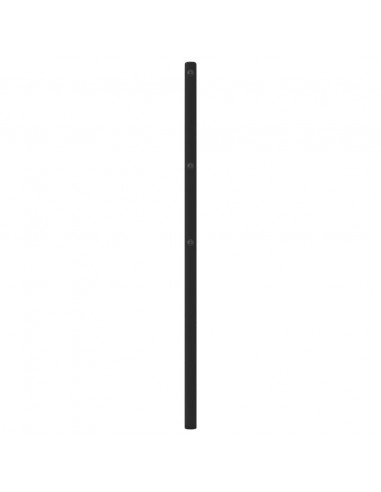 Testiera in Metallo Nero 75 cm