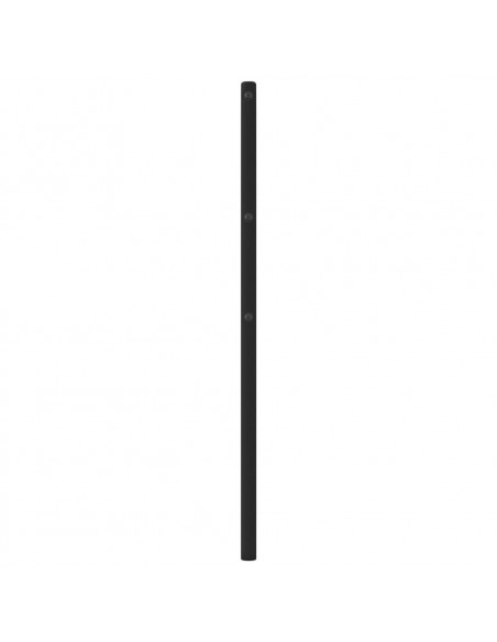 Testiera in Metallo Nero 75 cm