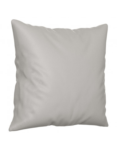 Cuscini Decorativi 2 pz Grigio chiaro40x40cm Tessuto Microfibra