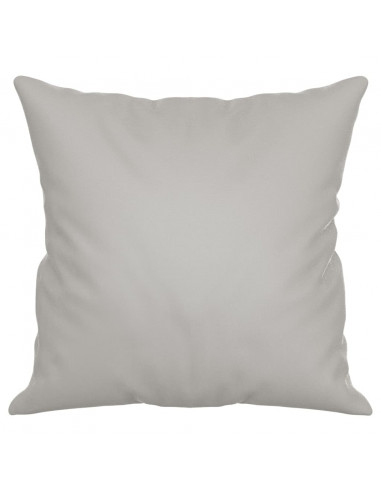 Cuscini Decorativi 2 pz Grigio chiaro40x40cm Tessuto Microfibra