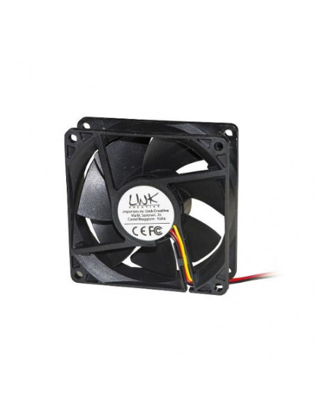VENTOLA LINK 92X92X25 12 VOLT CONNETTORE 3 FILI CON VITI INCLUSE - LKV9225