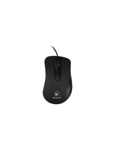 Atlantis Land OptiStar USB mouse USB tipo A Ottico 1000 DPI Mano destra