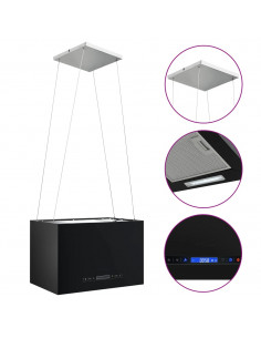 Cappa da Cucina ad Isola Sospesa LCD Sensore 55 cm in Acciaio 2