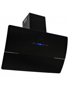 Cappa Aspirante a Muro Acciaio Inox 756 m³/h 90 cm Nera 2