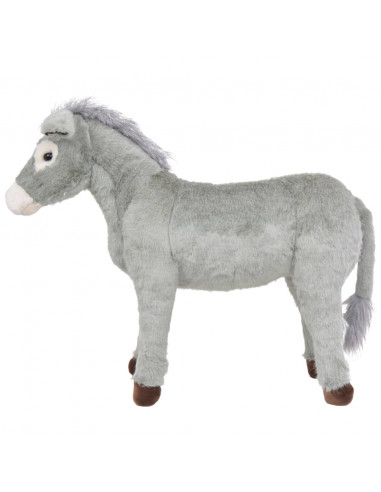 Asino in Peluche in Piedi Grigio XXL