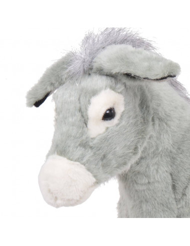 Asino in Peluche in Piedi Grigio XXL