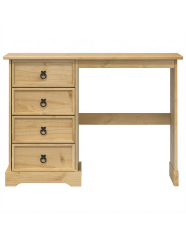 Toeletta Corona 104x47x75 cm in Legno Massello di Pino