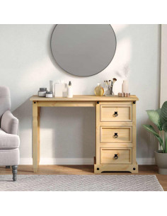 Toeletta Corona 110x47x75 cm in Legno Massello di Pino 2