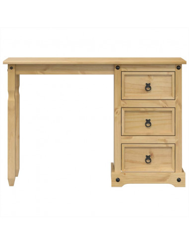 Toeletta Corona 110x47x75 cm in Legno Massello di Pino