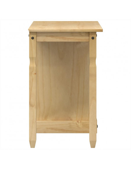 Toeletta Corona 110x50x75 cm in Legno Massello di Pino