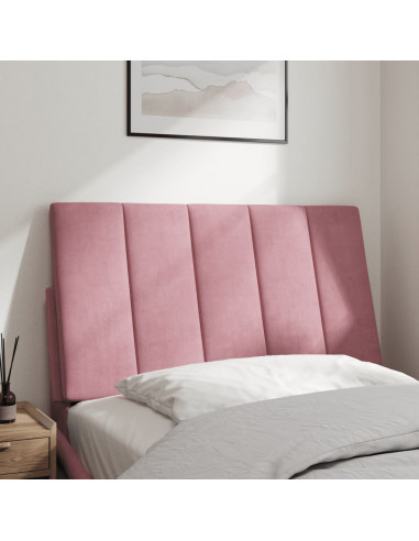Cuscino Testiera Rosa 90 cm in Velluto