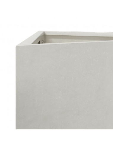 Fioriere da Giardino 2 pz Triangolari 40x34,5x70cm Acciaio Inox