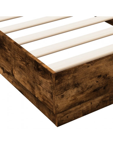 Giroletto con LED Rovere Fumo 100x200 cm