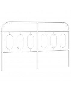 Testiera in Metallo Bianco 140 cm 2