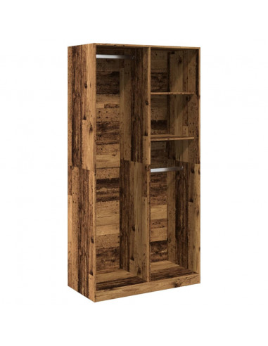 Armadio Legno Antico 100x50x200 cm in Legno Multistrato