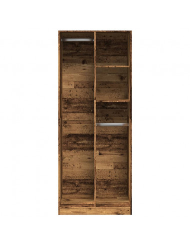 Armadio Legno Antico 80x50x200 cm in Legno Multistrato