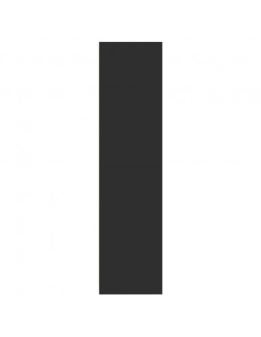 Armadio Nero 100x50x200 cm in Legno Multistrato