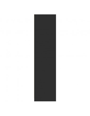 Armadio Nero 100x50x200 cm in Legno Multistrato