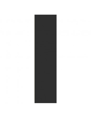 Armadio Nero 30x50x200 cm in Legno Multistrato