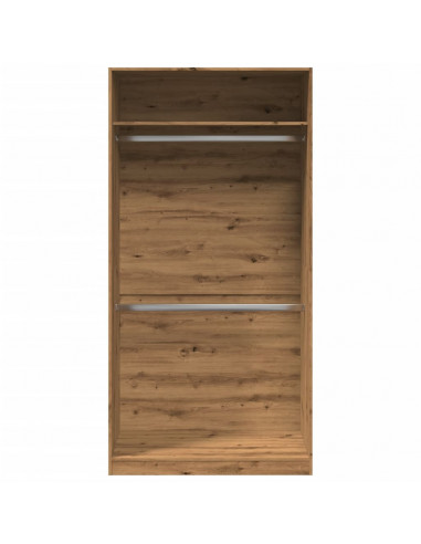 Armadio Rovere Artigianale 100x50x200 cm in Legno Multistrato