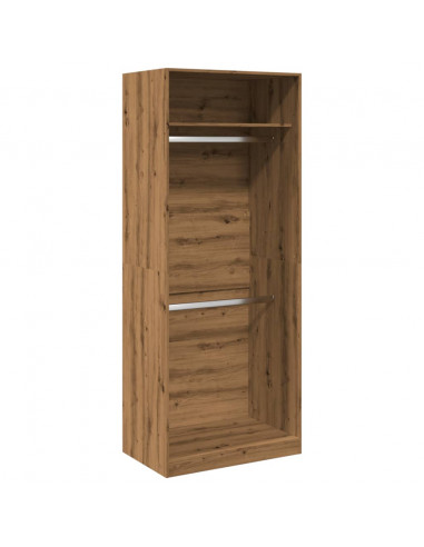 Armadio Rovere Artigianale 80x50x200 cm in Legno Multistrato