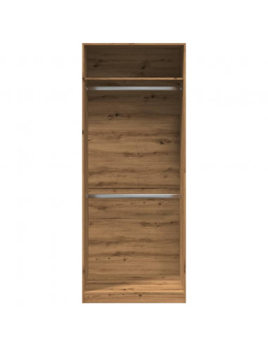 Armadio Rovere Artigianale 80x50x200 cm in Legno Multistrato