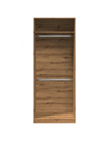 Armadio Rovere Artigianale 80x50x200 cm in Legno Multistrato