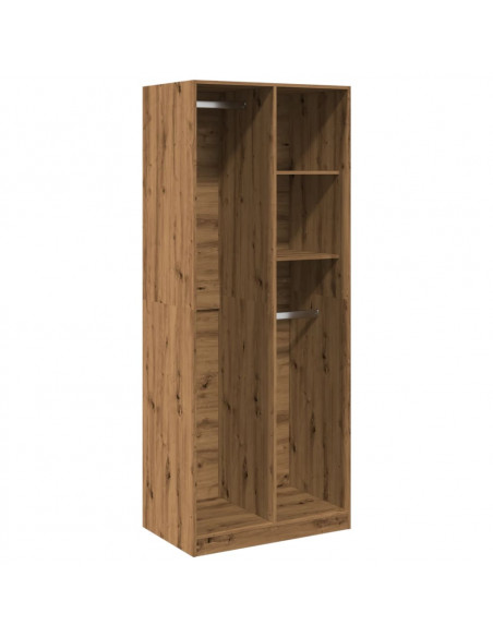 Armadio Rovere Artigianale 80x50x200 cm in Legno Multistrato