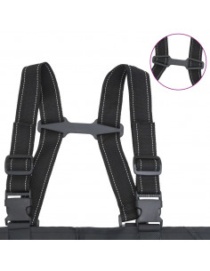 Wader con Stivali e Cintura Nero Taglia 39