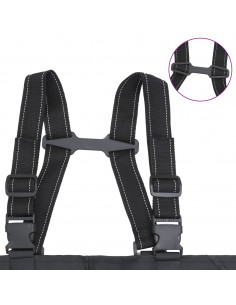 Wader con Stivali e Cintura Nero Taglia 40