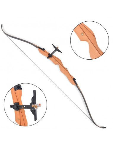 Arco Ricurvo per Adulti 173 cm 14,5 kg