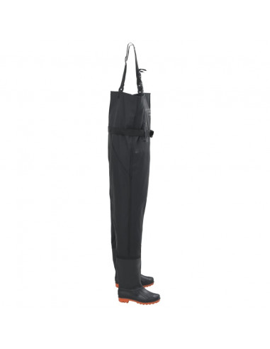Wader con Stivali e Cintura Nero Taglia 39