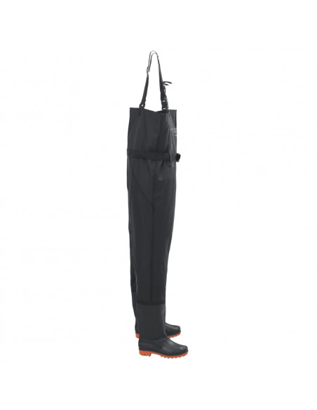 Wader con Stivali e Cintura Nero Taglia 40